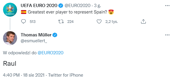 NAJLEPSZY PIŁKARZ w historii reprezentacji Hiszpanii według Thomasa Mullera!